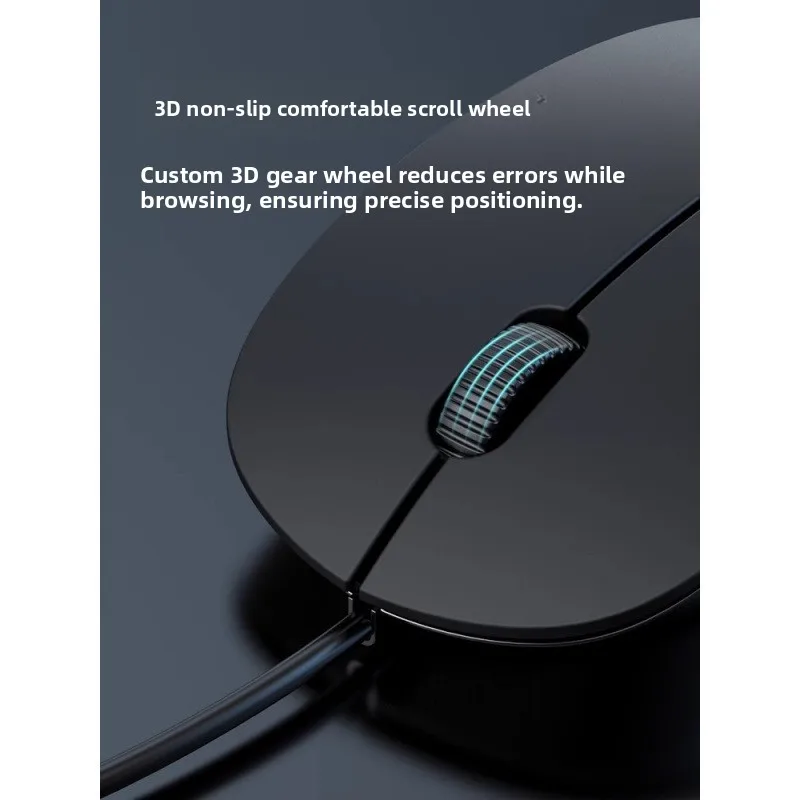 ماوس سلكي صامت لأجهزة الكمبيوتر المكتبية والألعاب المكتبية المتوافقة مع Asus Lenovo HP والعلامات التجارية الأخرى