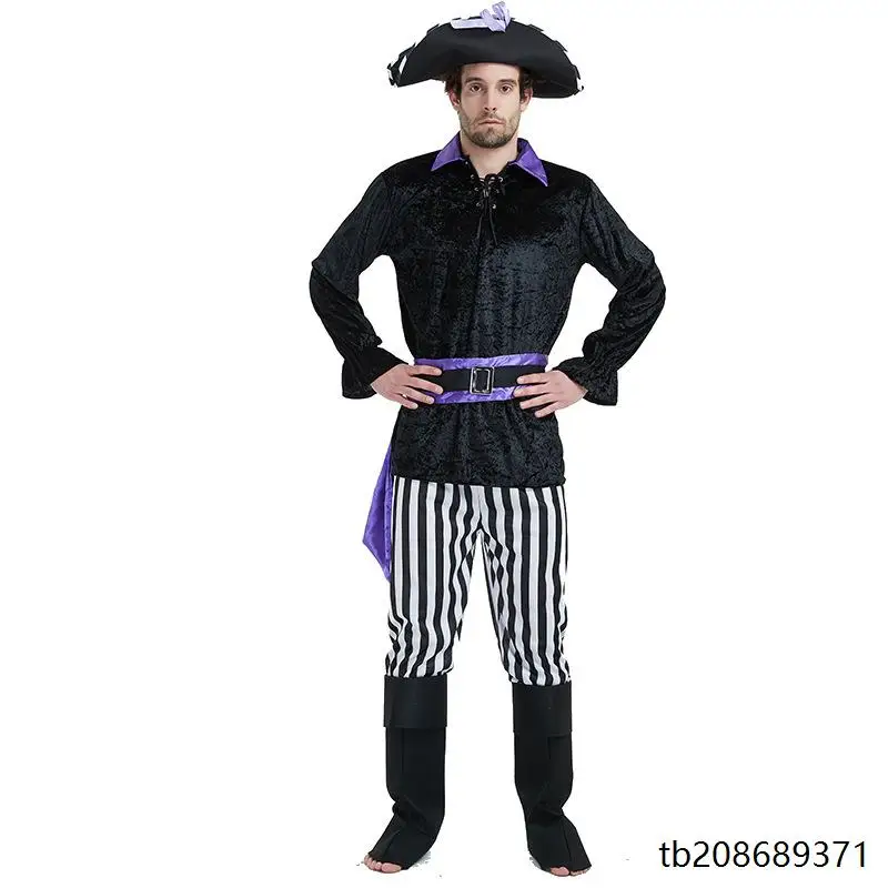 Costume da pirata caraibico per adulti, abbigliamento da spettacolo per Halloween, costume da palcoscenico, abbigliamento etnico tradizionale da donna