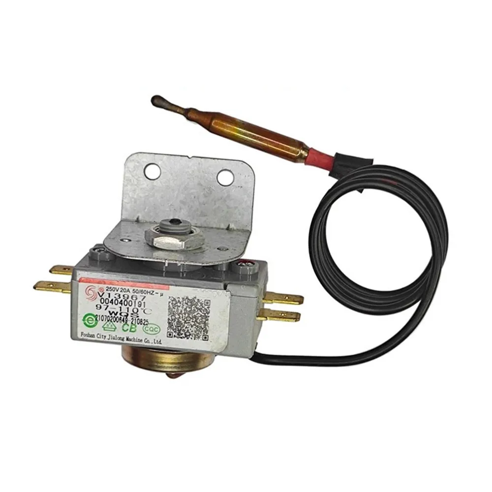 ترموستات جديد لواقي حراري لسخان المياه هاير V13967 0040400191   إعادة تعيين أجزاء إصلاح محدد درجة الحرارة