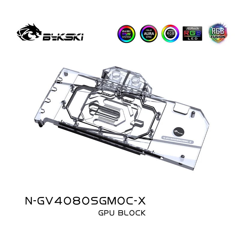 Imagem -02 - Bykski-refrigerador de Água Super Rtx 4080 Placa Gráfica Bloco Gpu para Gigabyte Geforce Rtx 4080 s 5v Arg N-gv4080sgmoc-x