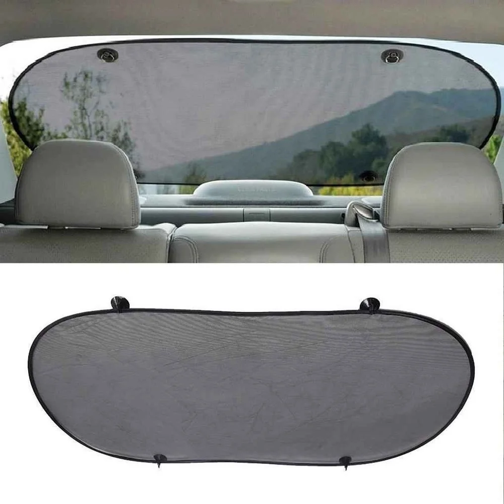 1pc/2pcs  Sun Shade Vehicle Shield Visor Protection Back Car Window Shade Mesh Sunshade Screen Heat Insulation UV Protection
