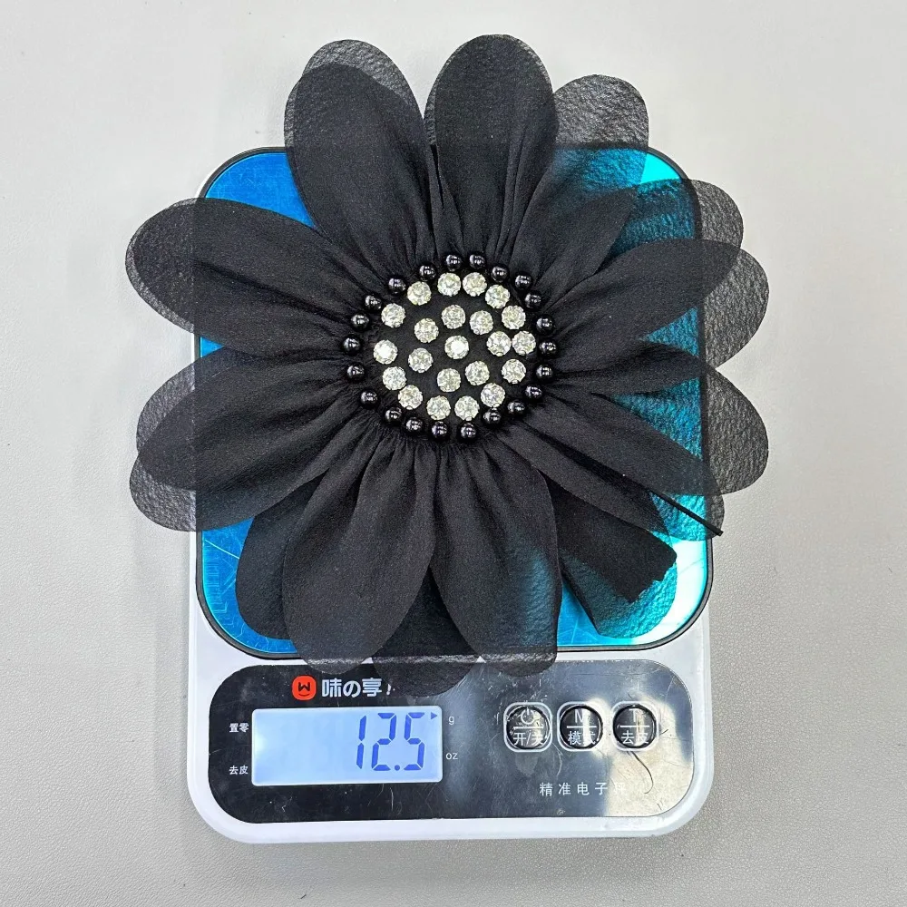 جديد شبكة الشاش زهرة يزين DIY بها بنفسك بقع الملابس القابلة للإزالة الملابس الديكور فستان الزفاف فستان الديكور