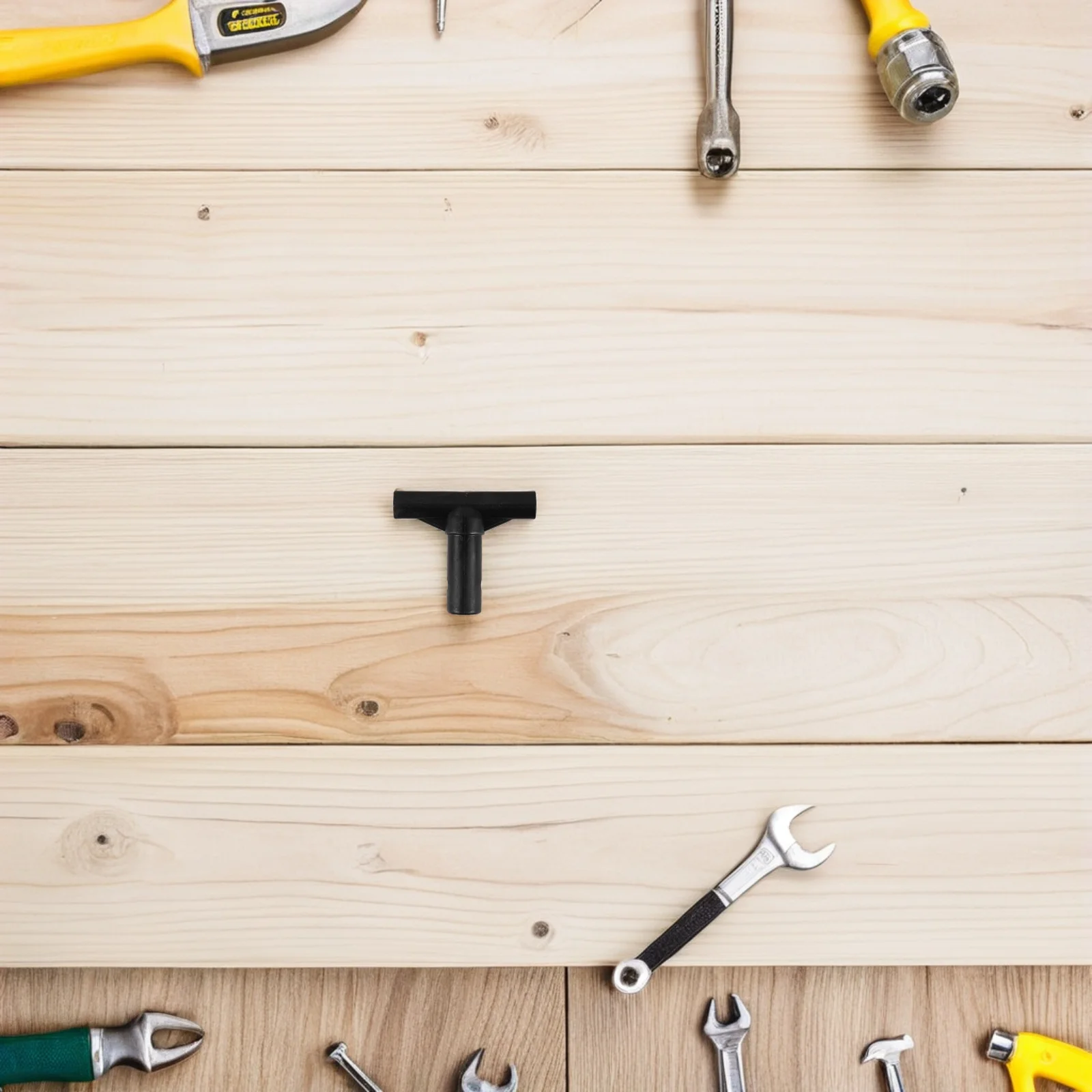 

5Pcs Trampoline Pole Caps Black Plastic T-Shaped Connectors Stable Enclosure Replacement Parts Trampoline Tube Top Covers Secure