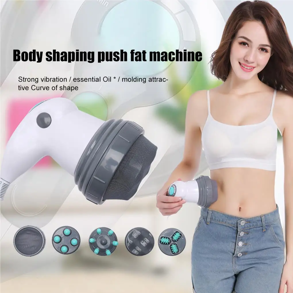 

Handheld Slimming Massager Multifunctional Electric Slimming Massager Roller Replaceable Rotatable for Professional Beauty Tool