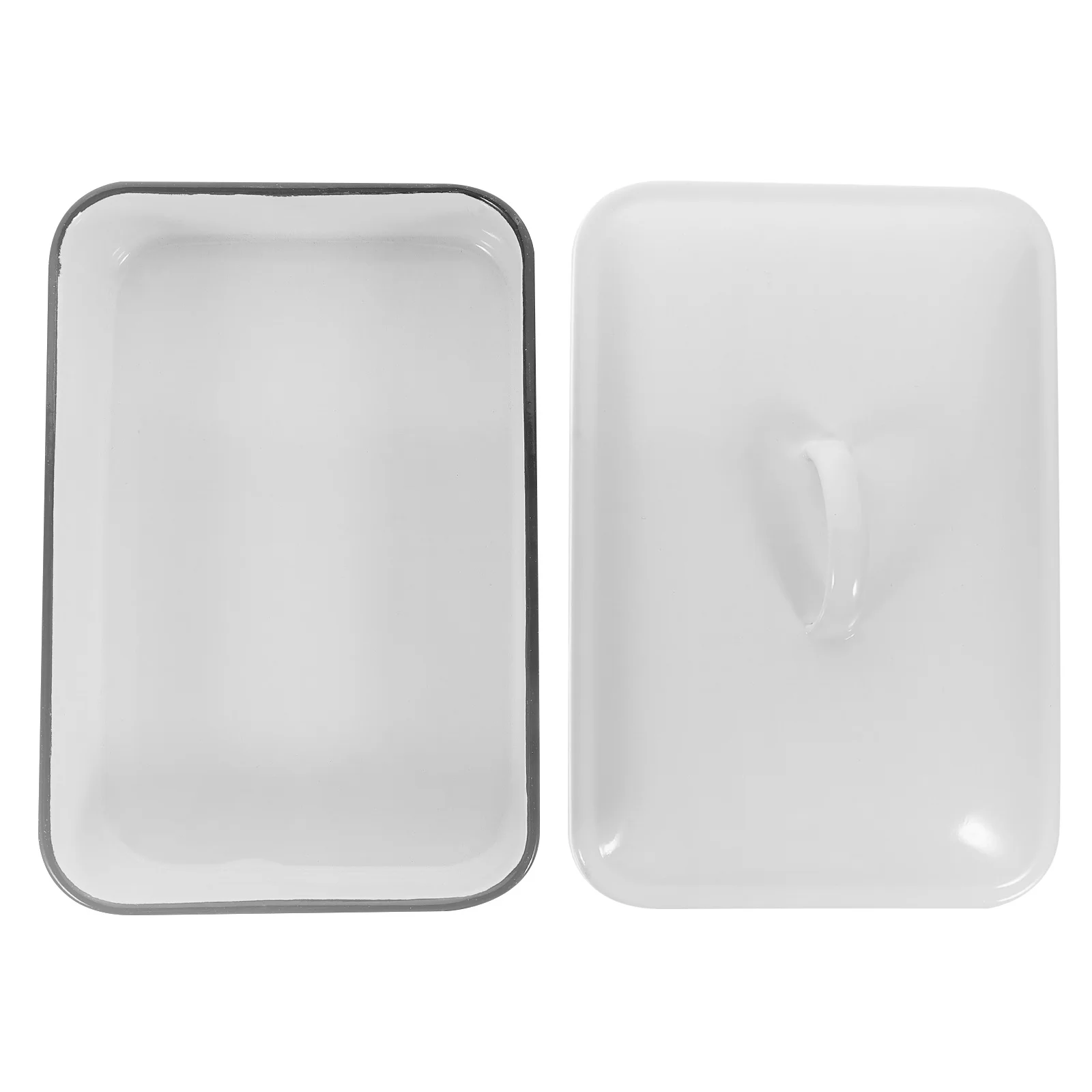 

Heavy Duty Enamel Baking Pan Non-Stick Heat Resistant Multi-Functional Oven Tray For Kitchen Pancake Dishwasher