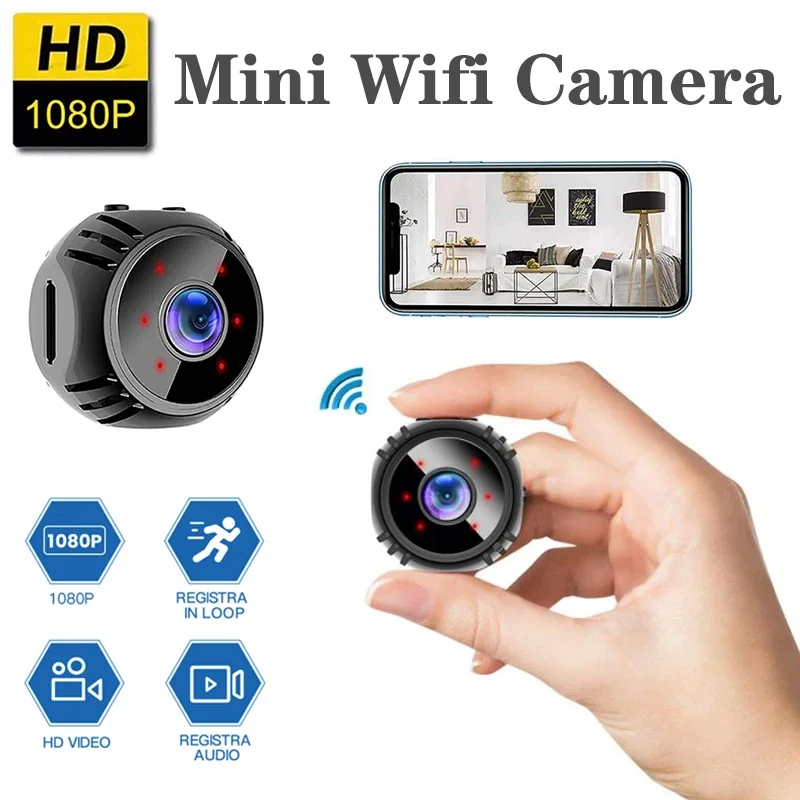 HD 1080P Mini Camera WIFI Night Vision Surveillance Security Waterproof Video Recorder Outdoor Digital Web Control Motion Sensor