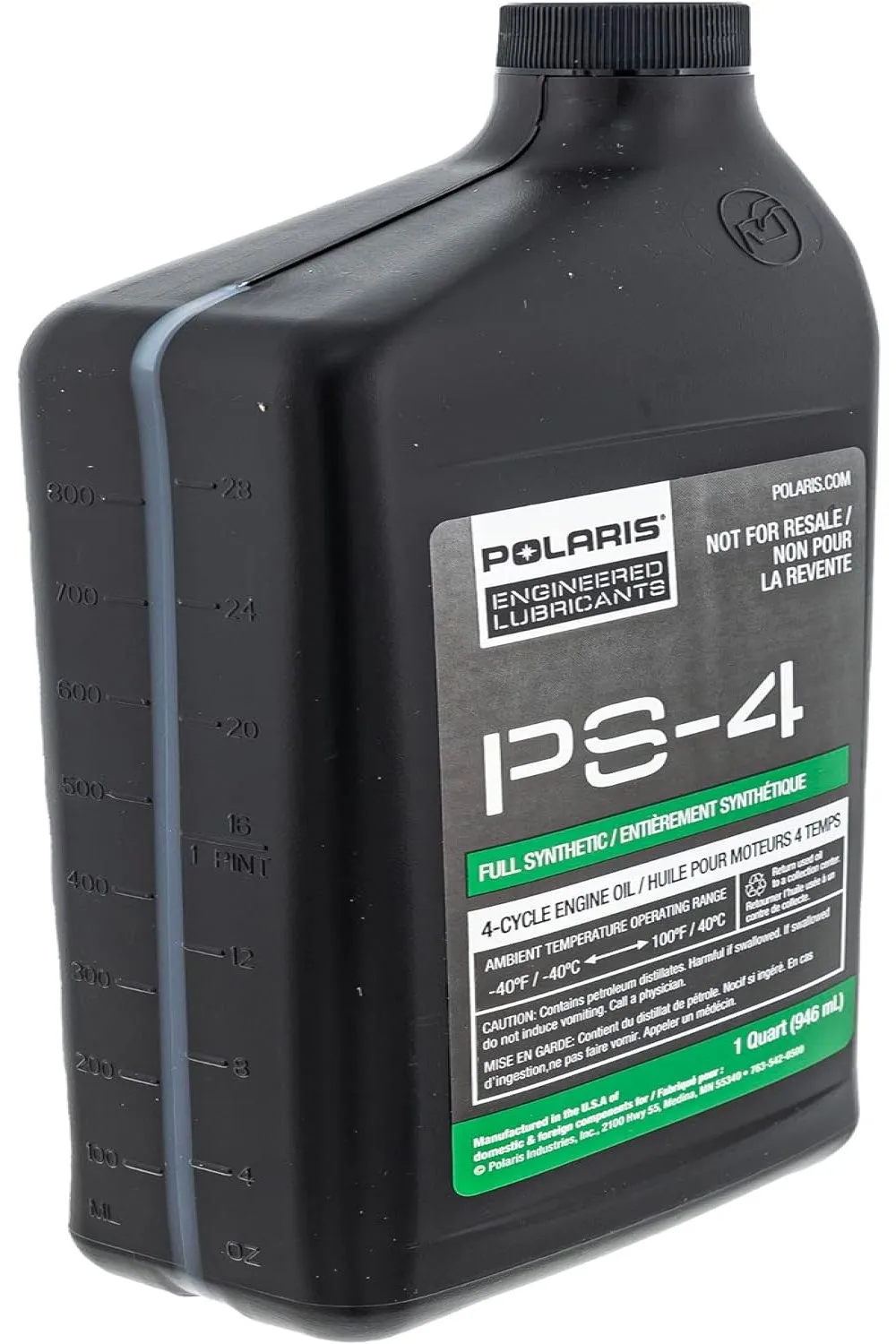 Polaris PS4 Oil Change Kit for Specific RANGER, GENERAL, RZR, ACE 900 XC Models With 4 Stroke Engine, Includes 2.5 Quarts PS-4