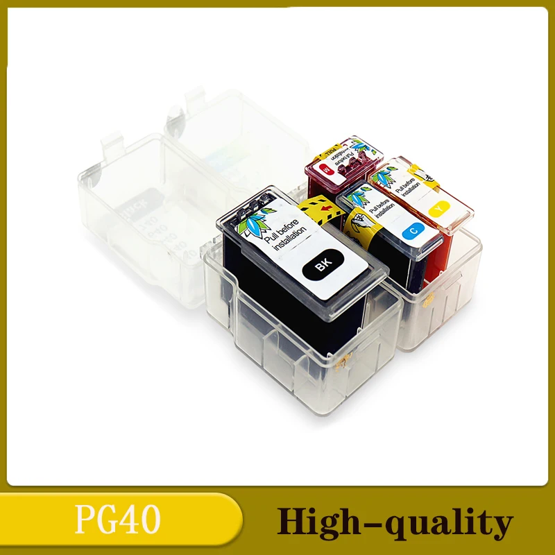 Pg40 Cl41Smart Cartridge with Clip Tool for Canon PG 40 CL 41 Refillable Cartridge Pixma MP160 MP140 MX300 iP1800 iP1200