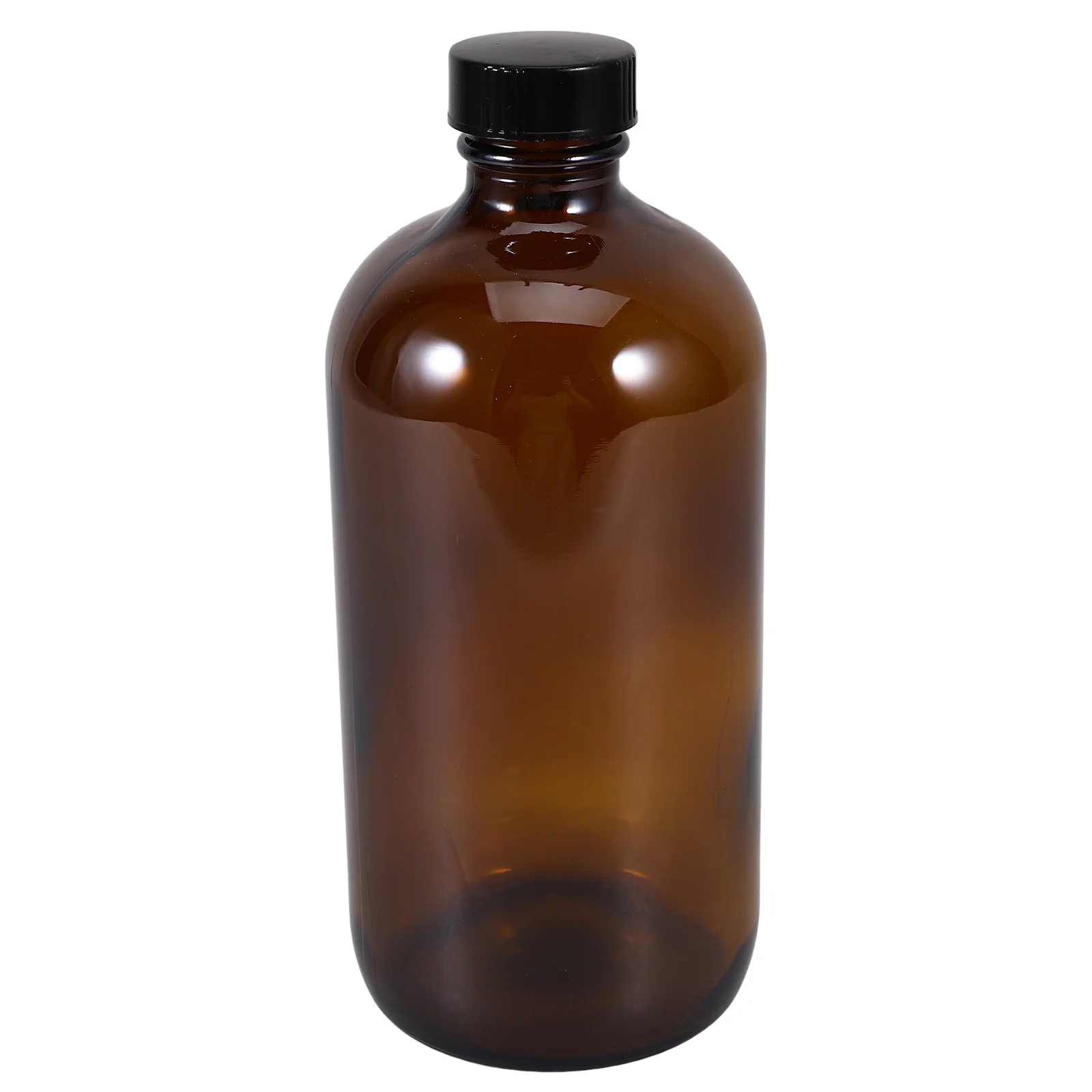 500Ml Botol Kaca Coklat Botol Obat Botol Amber Wadah Isi Ulang Botol Laboratorium Botol Obat Kaca Lab