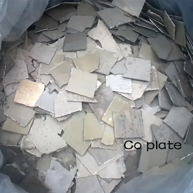 High purity 99.99% metal cobalt slice with 100g-1000g Co cobalt slice metal sheet / plate for scientific research