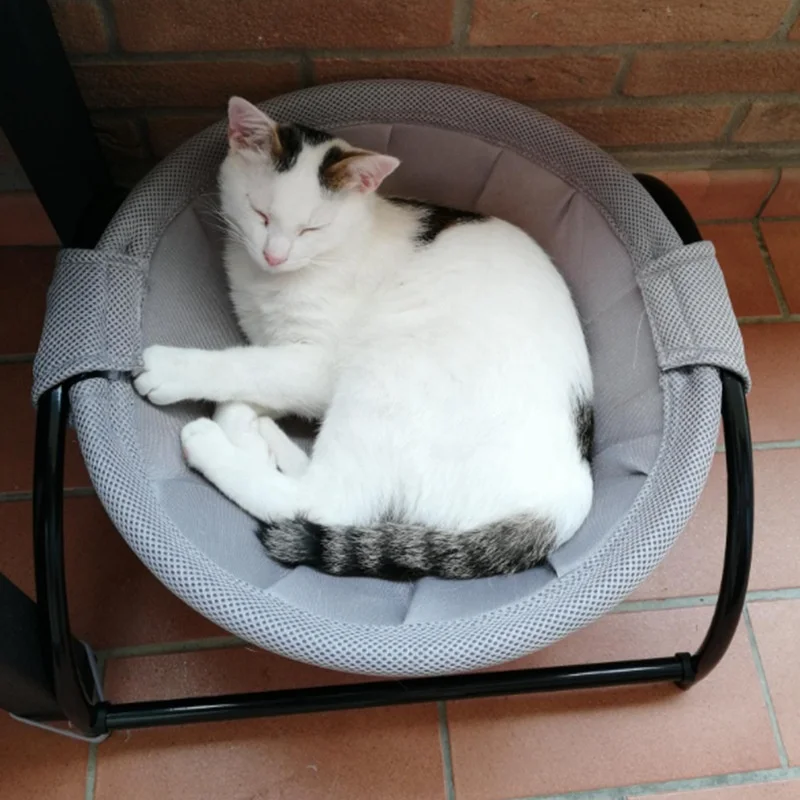

OEM ODM Universal Cat Dog Bed Four Seasons Plush Hammock Sustainable Removable Worker Washable Pet Hanging Basket
