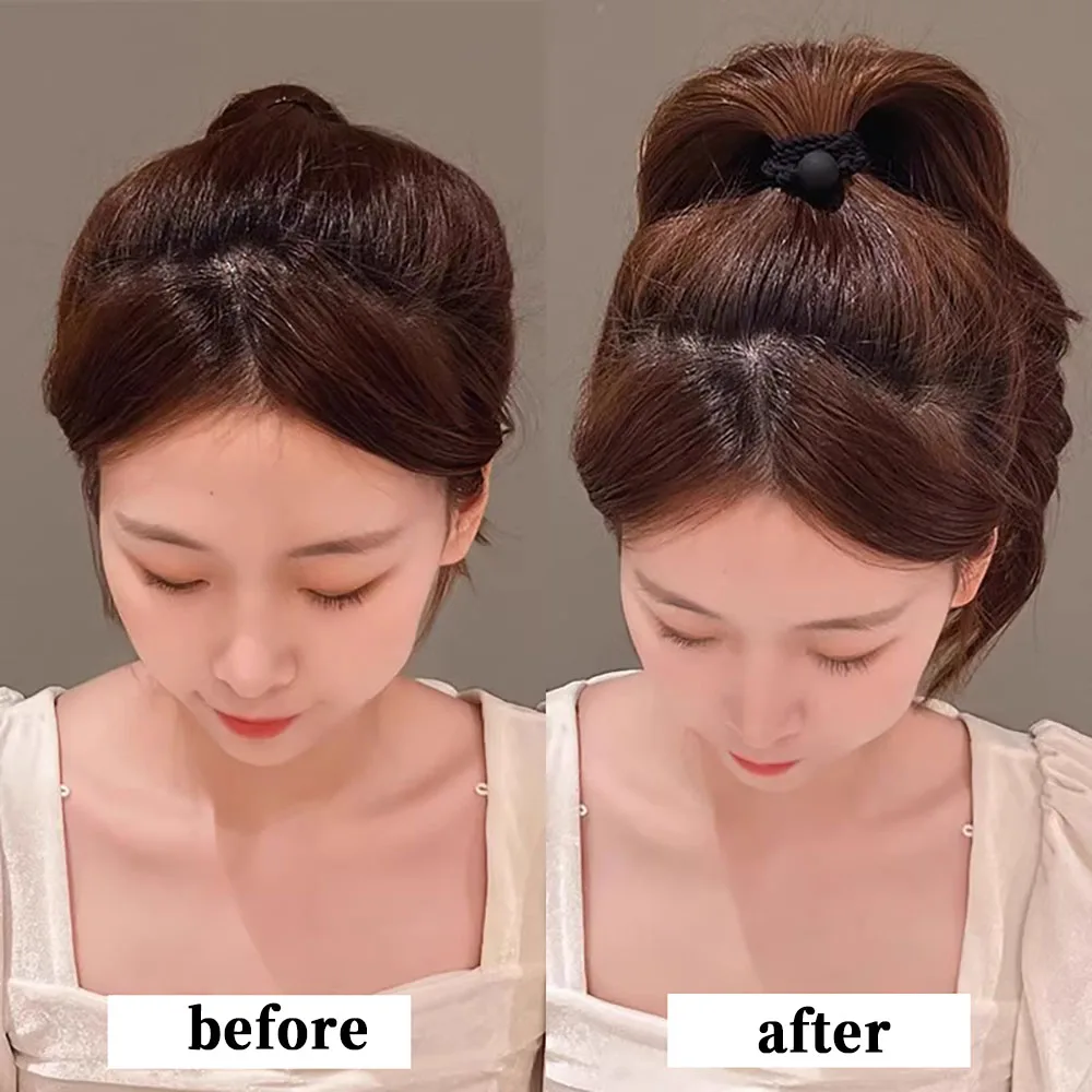 5pcs Minimalist Twist Hair Ropes Soft High Elastic Hair Ring No Crease Pigtails Ponytail Rubber Hair Band Woman Hair Accessories