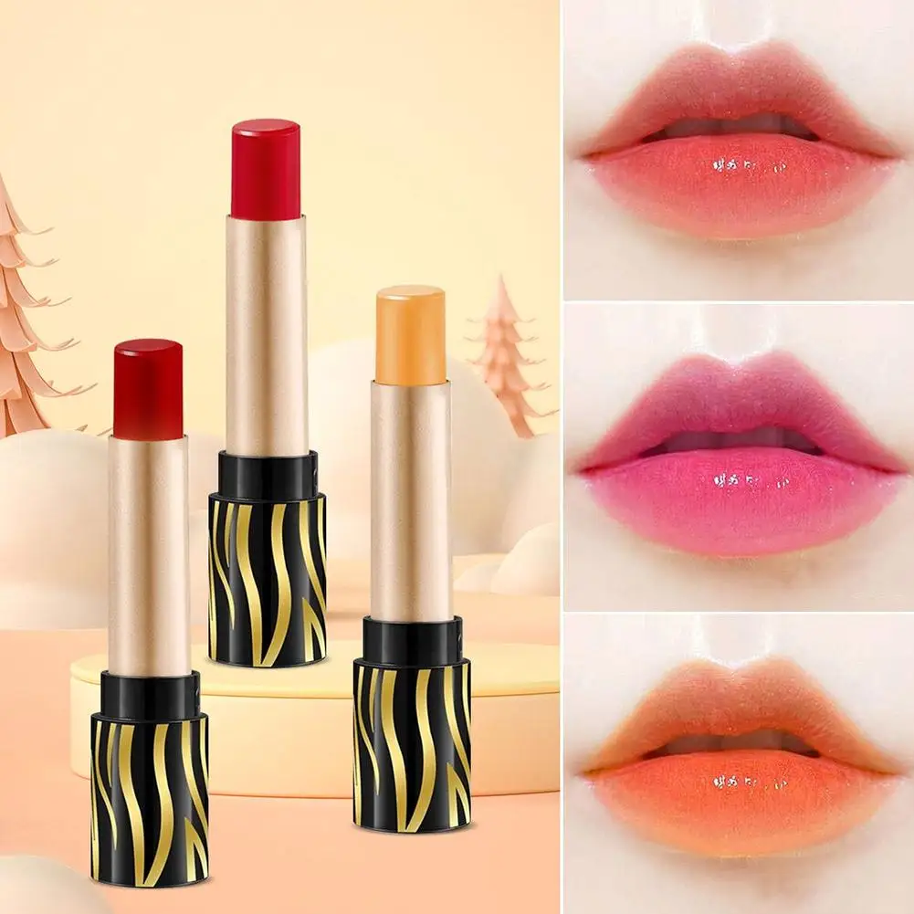 Bálsamo labial anti-hidratante a seco, repara a secura e rachaduras, nutrição, maquiagem, cuidados labial, cosméticos para homens e mulheres, D9B8, 1pc