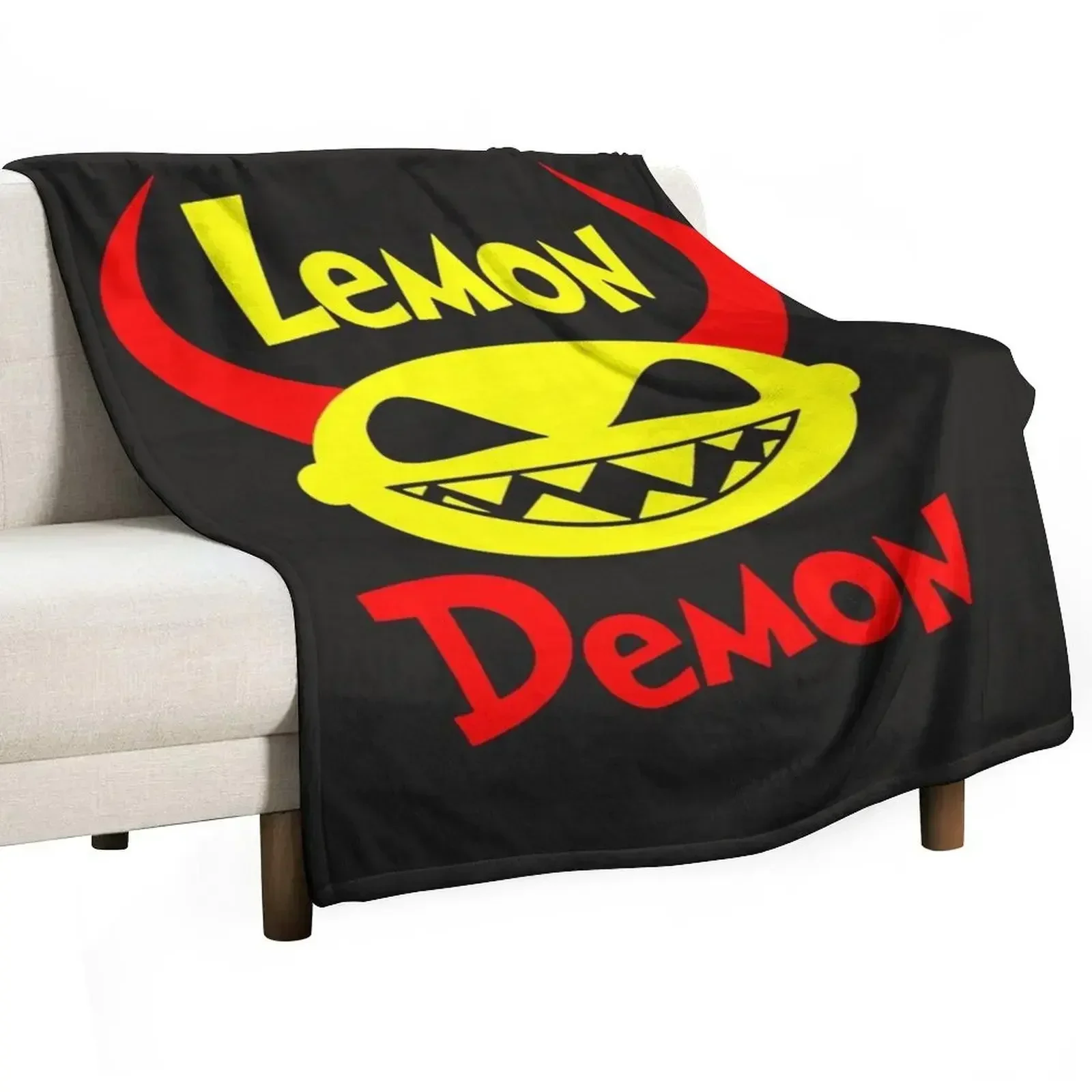 

Lemon demon Throw Blanket bed plaid christmas gifts Comforter Cute Plaid Blankets