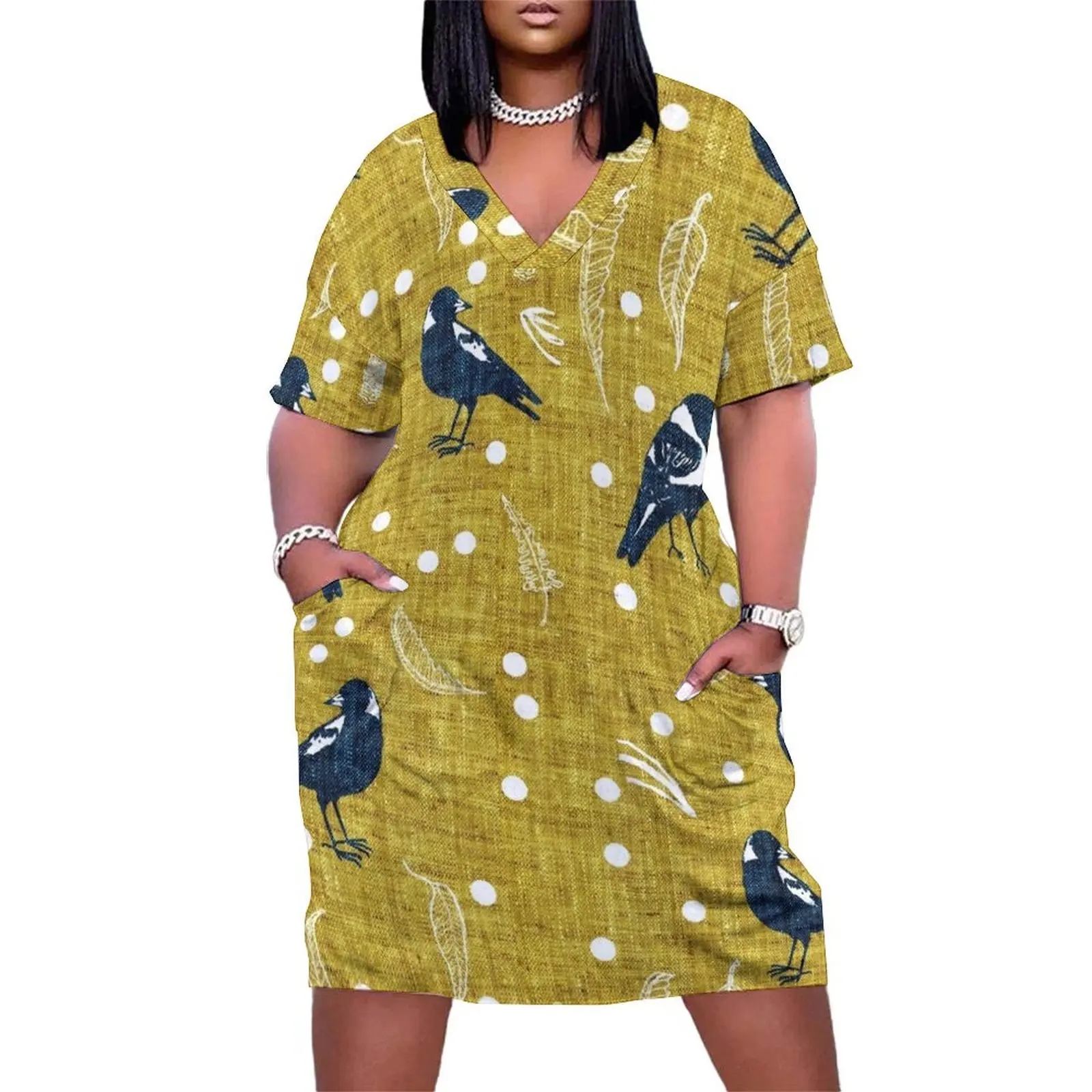 

Magpie Season Loose Pocket Dress Summer skirt dresses for woman 2025 chic and elegant evening dress luxury dresses