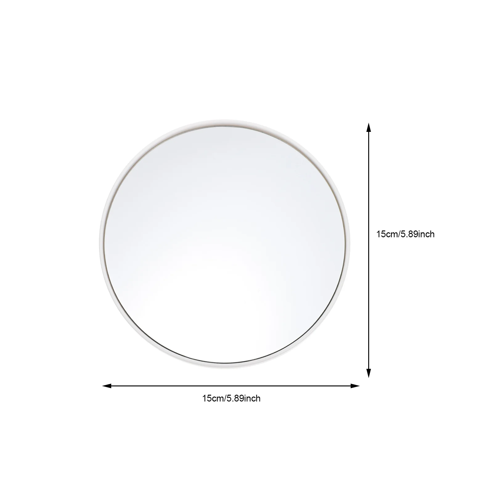 مرآة مكبرة 10 مرات مع كوب شفط للحمام والمكياج عالي الدقة انعكاس واضح مناسب للسفر #3