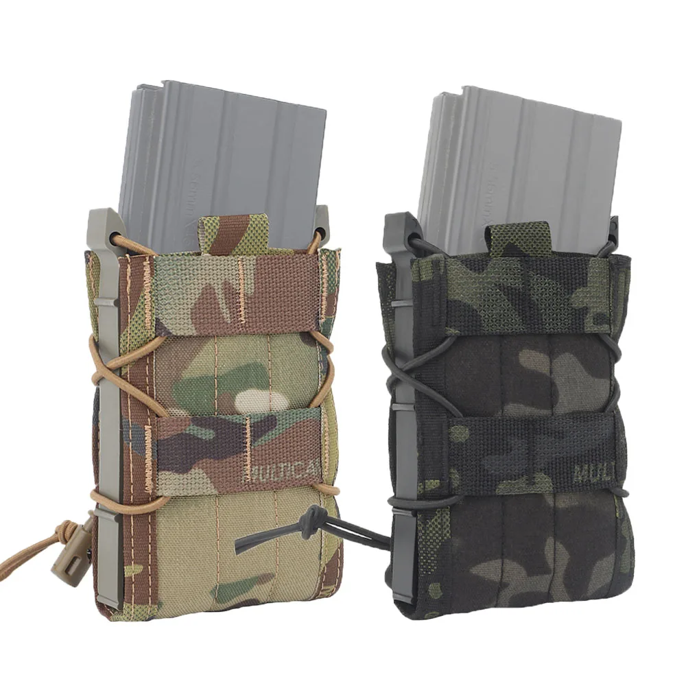 Tactical 5.56 Magazine Pouch For AK AR M4 AR15 Pistol Rifle Single Mag Bag Molle Militar Hunting Airsoft Shooting Equipment