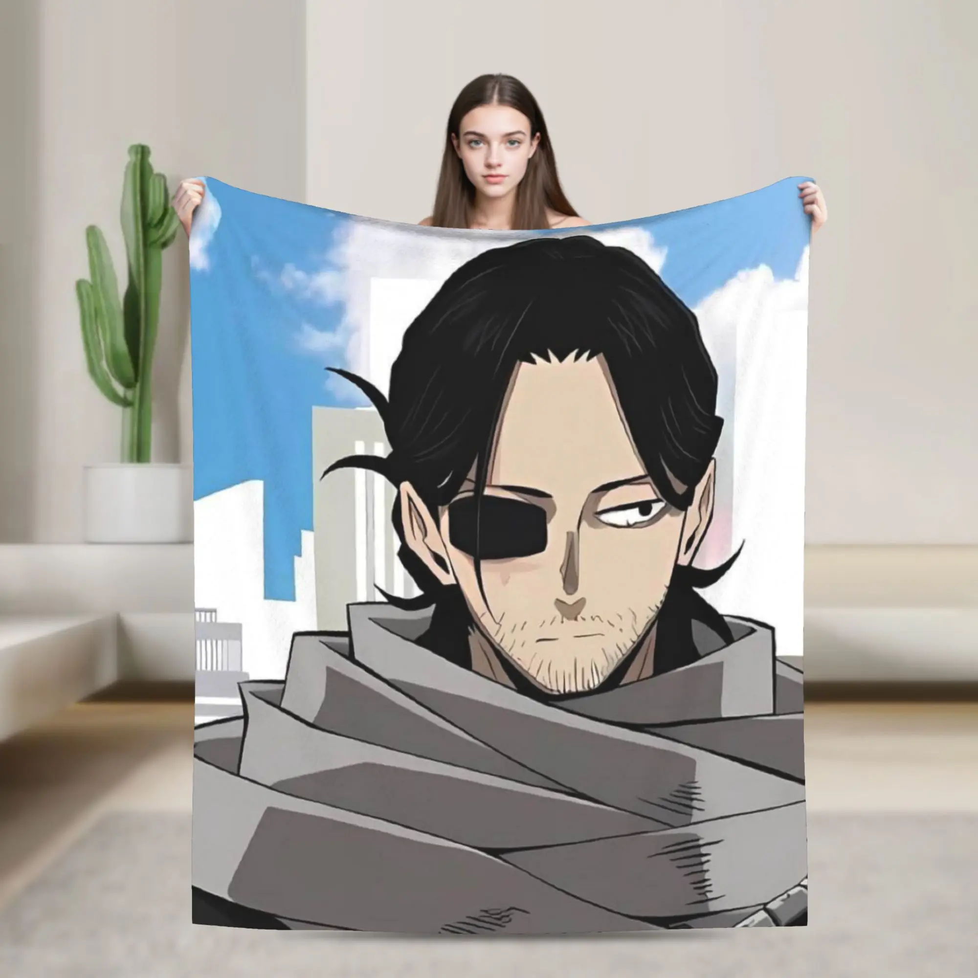 S-Shota A-Aizawa Super Soft Blanket  Fashion Travel Throw Blanket Couch Chair Flannel Bedspread Sofa Bed Cover