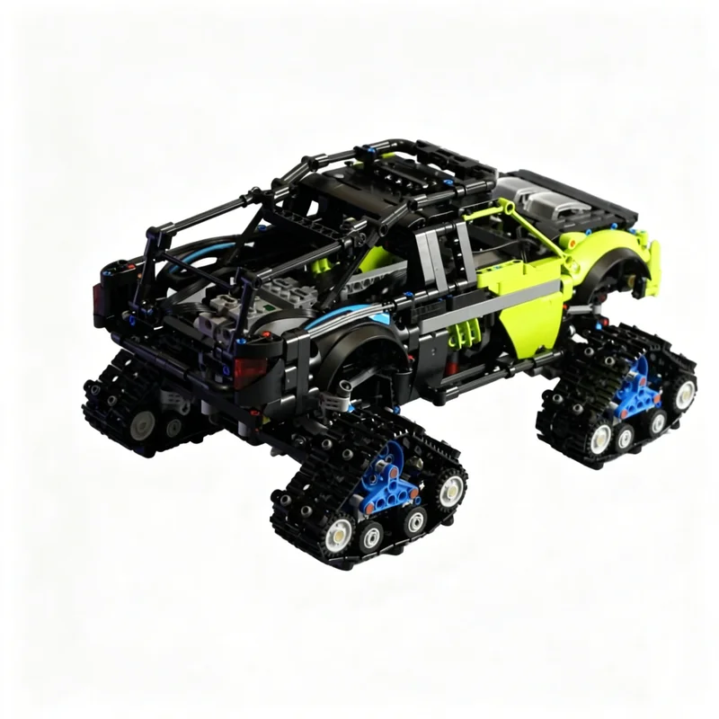 1500pcs MOC Ken Block S Forded F 150 Technical Model Building Blocks DIY Gift Creative Collectible Display Decor Premium Adult