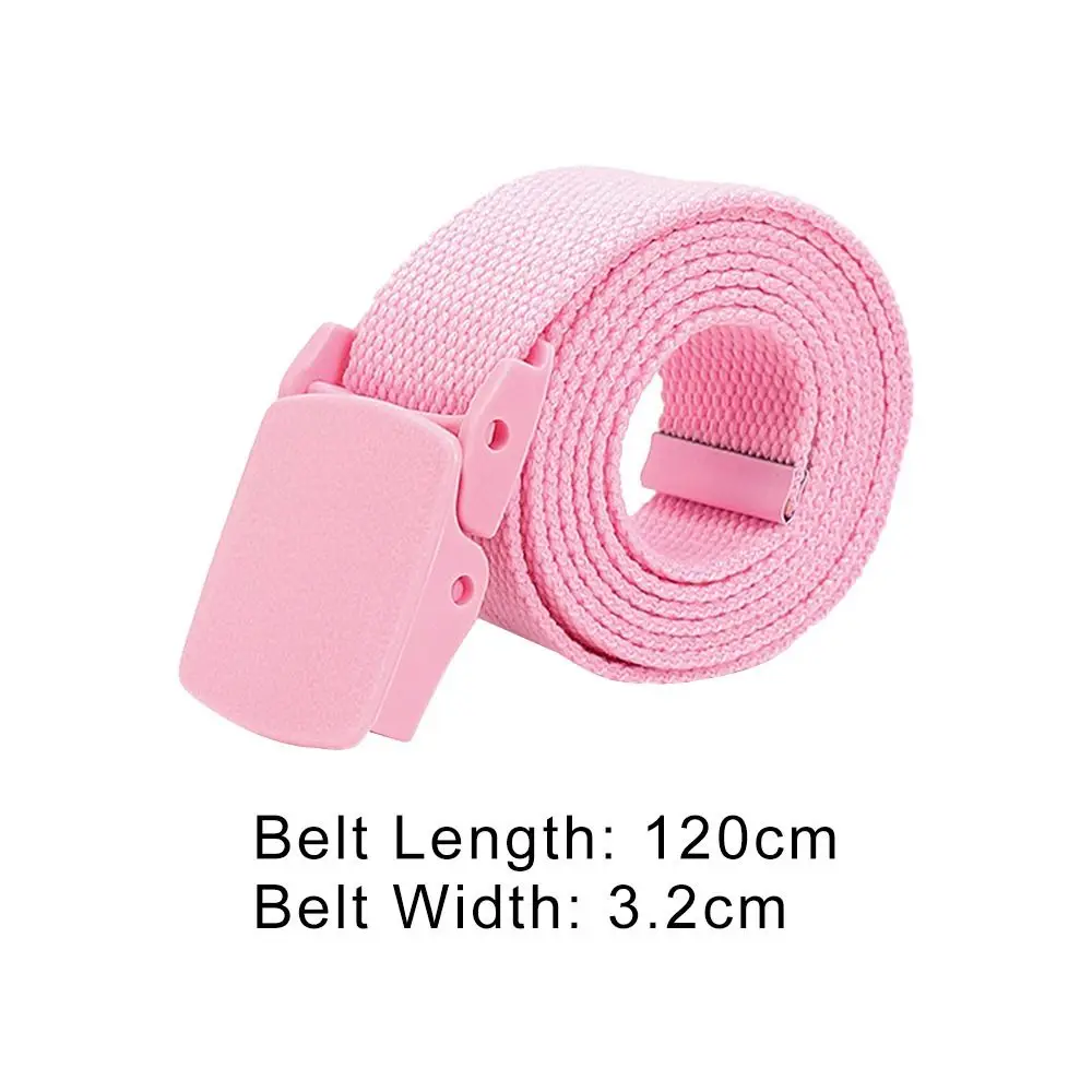 Fashion Plastic Buckle Dress Decoration Casual Waistband Waist Belts Canvas Belts Waist Strap