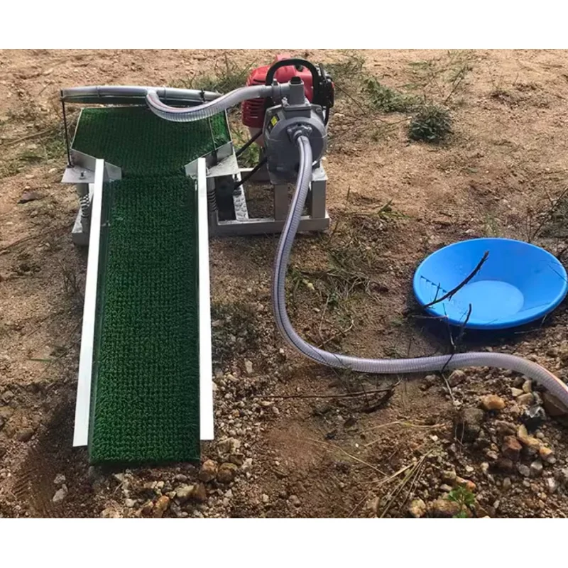 آلة فاصل الوعاء الاهتزازي الصغيرة المحمولة لمعدات تعدين الذهب #4