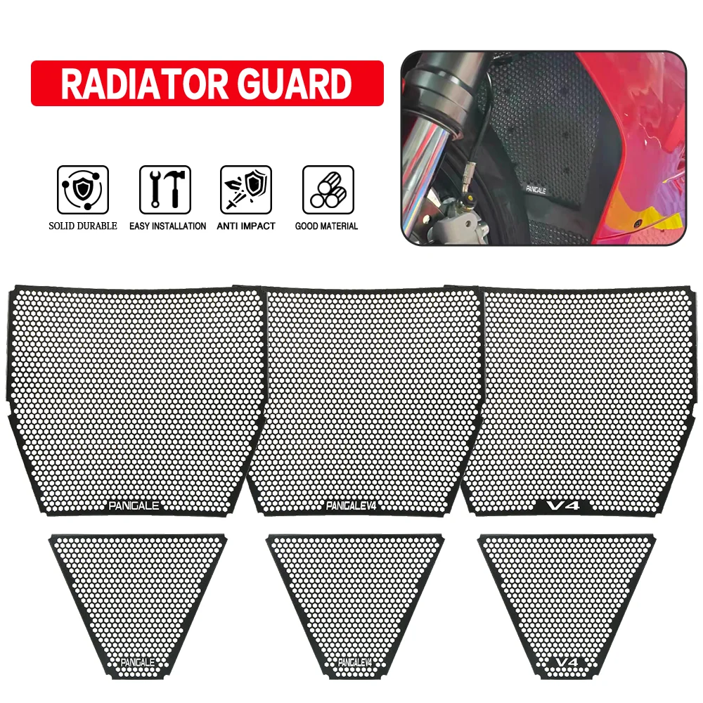 

For Ducati Panigale V4 S/V4s 2018-2024 Motorcycle Accessories Radiator Protection Grille Guard Protector Cover CNC Aluminum V4