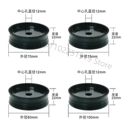 고무 실린더 씰 피스톤, 70x12x22mm, 75x12x22mm, 80x12x22mm, 100x12x25mm, 타이어 수리 공구, 타이어 래킹 기계 액세서리, 2 개입