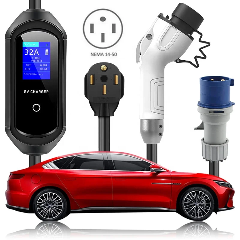 32A EV Chargepoint per BYD Song Yuan Plus Pro caricabatteria per auto elettrica 7KW caricatore portatile GBT EV per BYD Han Tang Dolphin E2 E6 F3