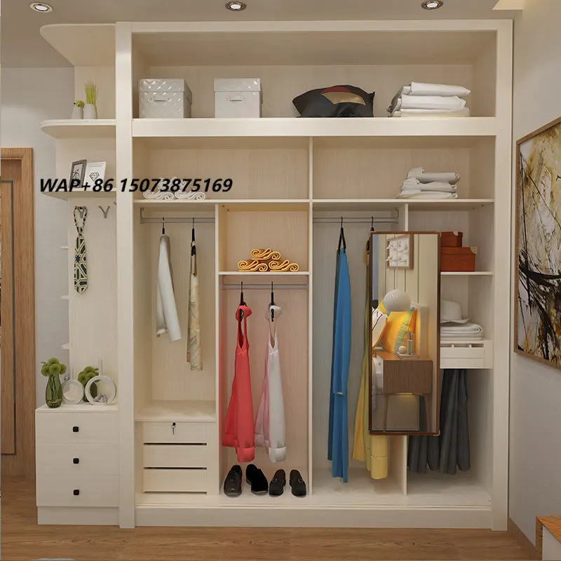 2021 Hangzhou Vermont Modern Wooden Wardrobe Dressing Table Designs