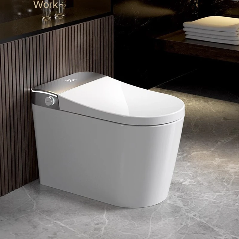 

Intelligent New Design Auto Washing Automatic Flip Flush ElongatedvvFoot Sensation Flushing Ceramic Smart Toilet