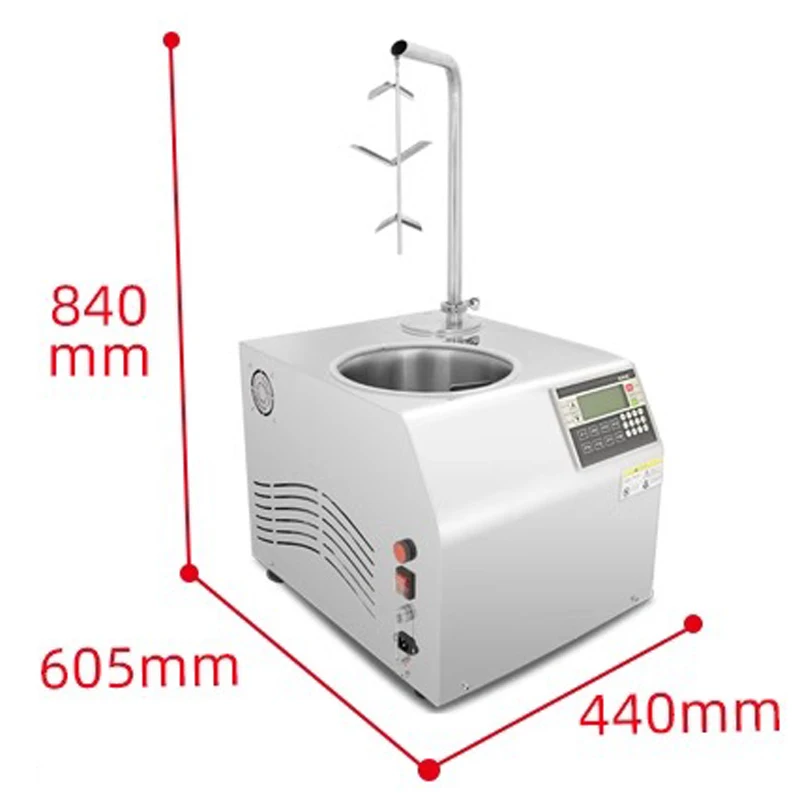 NP-348 Dispenser di cioccolata calda per negozi di gelati Desert Shops Macchina per sciogliere il cioccolato 7L