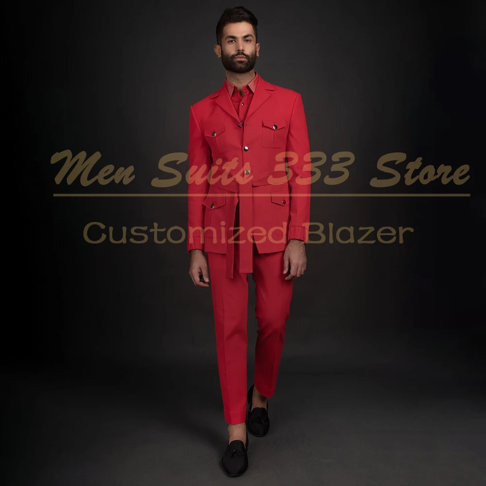 

Шикарные мужские костюмы Элегантный однобортный приталенный двубортный пиджак с лацканами и брюками Высококачественная повседневная одежда Блейзер на заказ