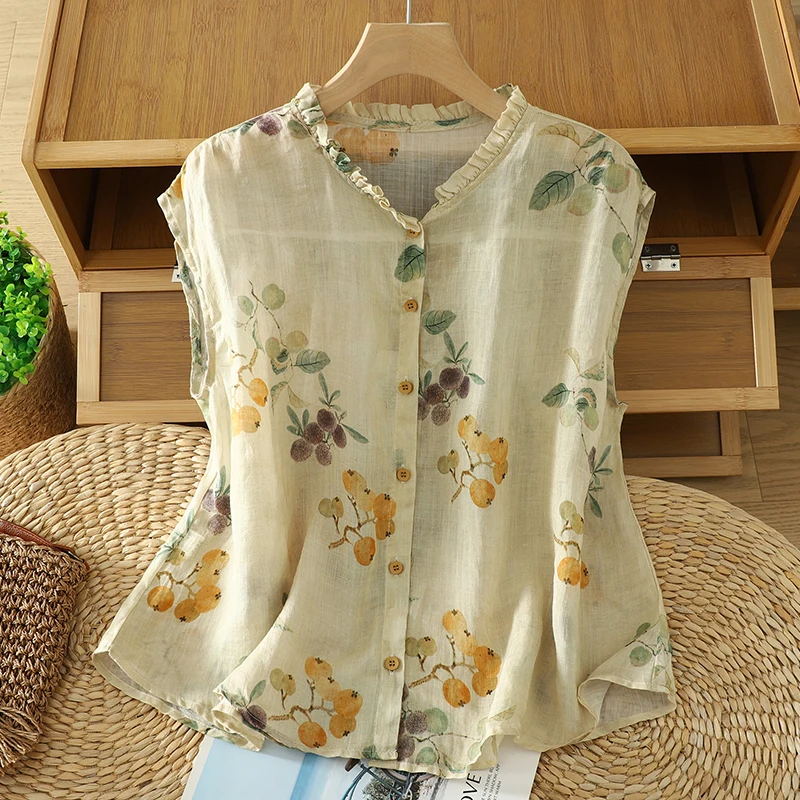 Camisa Elegante Vintage de Alg - Vintage Fashion Years avaliação e preço