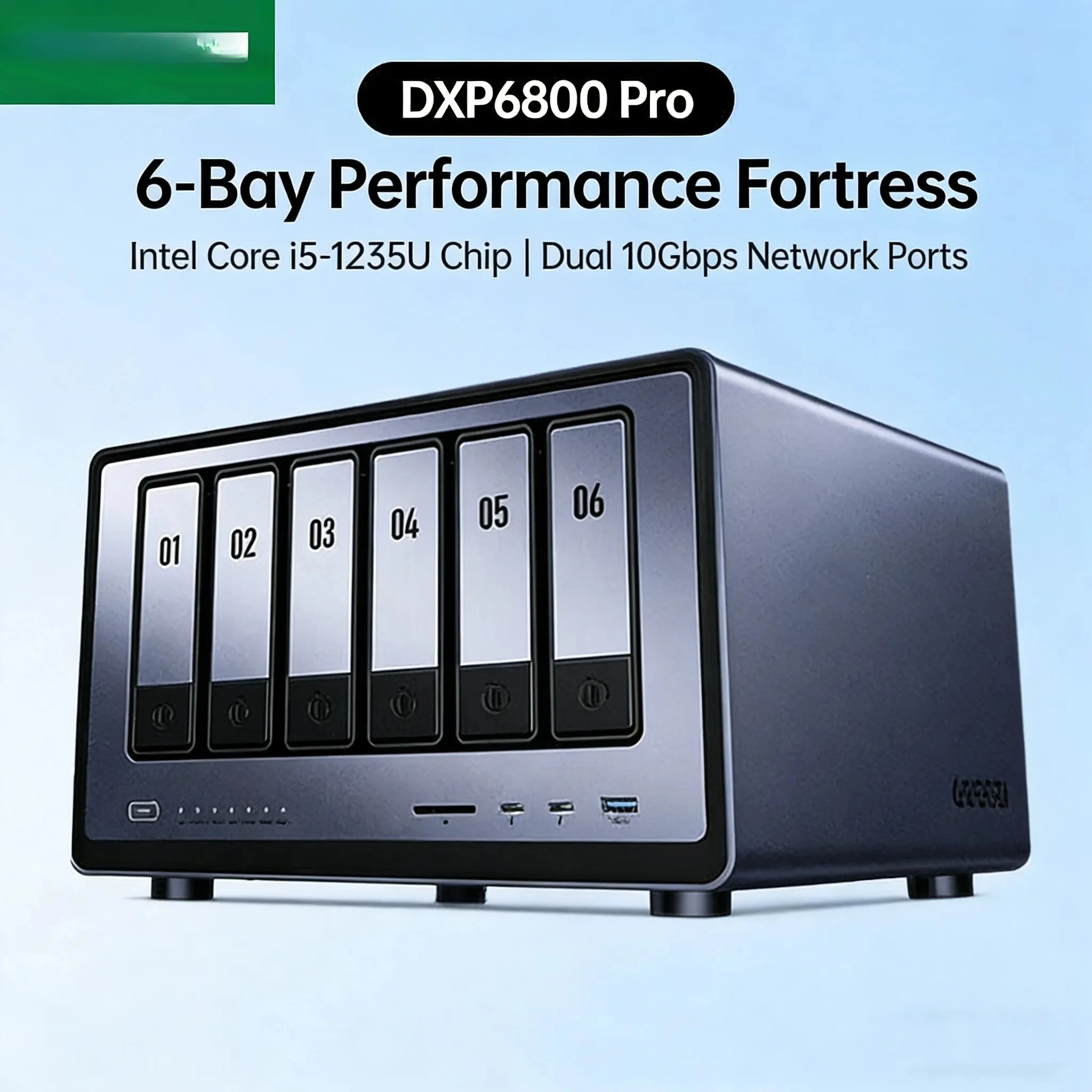 UGREEN DXP6800Pro 6-bay NAS Network storage hard drive, home server, enterprise file databackup （diskless）
