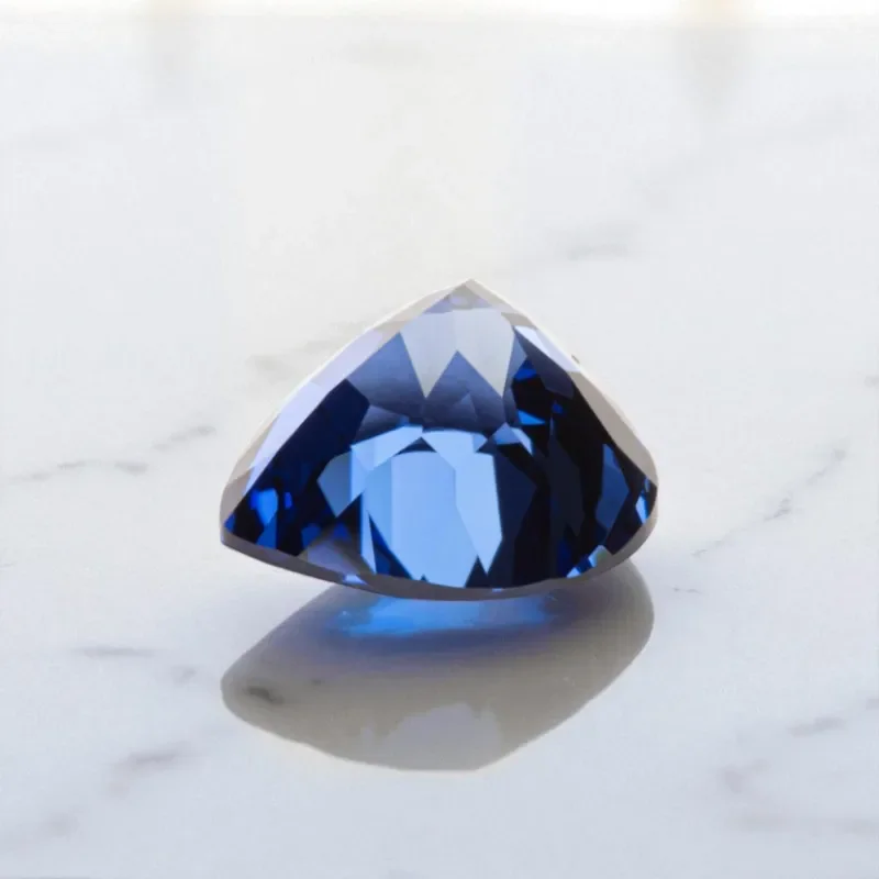 

A-Lab Grown Sapphire Heart Shape Royal Blue DIY Jewelry Production Main Materials Selectable AGL Certificate
