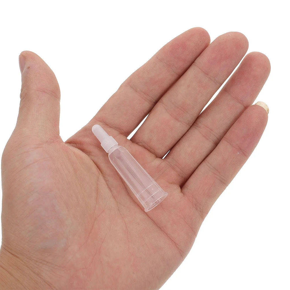 

50Pcs Ampoule Opener Applicator Tips Transparent Reusable Bottle Dispensing Caps for Laboratory Skincare Liquids