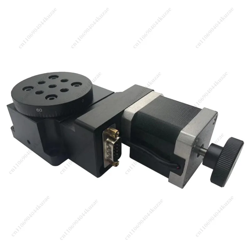 Electric Rotary Stage with 60mm Diameter, Precision 360° Indexing Table Turntable Pan-tilt