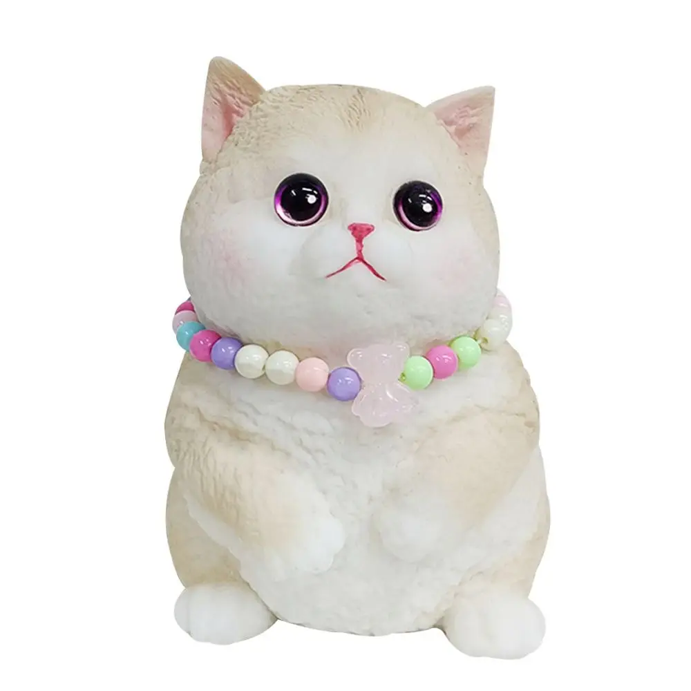 Big Squishy Relief Squeeze Cat Toys With Flocking Surface Silicone Cat Squishy Fidget Relief Stress Toy Anxiety Relaxation Toys