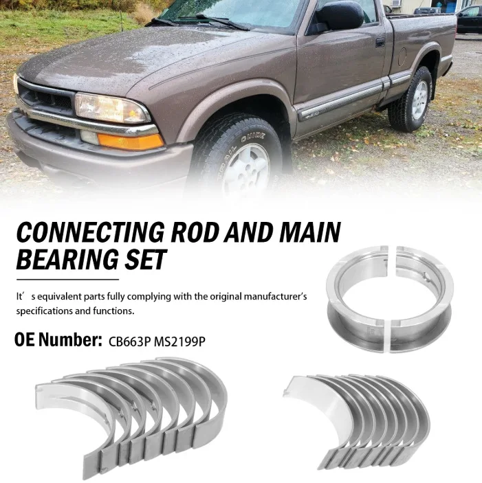 

Rod & Main Bearings For 1997-17 Chevy GM Gen III IV LS Truck 4.8/5.3/5.7/6.0 Set