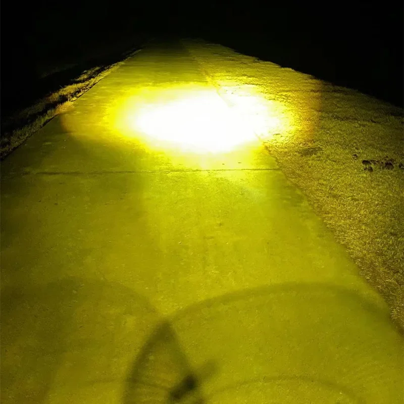 مصباح أمامي ليد للدراجة النارية ، مصابيح شعاع مرتفع ومنخفض ، مصباح ضباب ذاتي ، فائق السطوع ، 12 فولت ، H4 ، BA20D ، CSP ، 12000LM