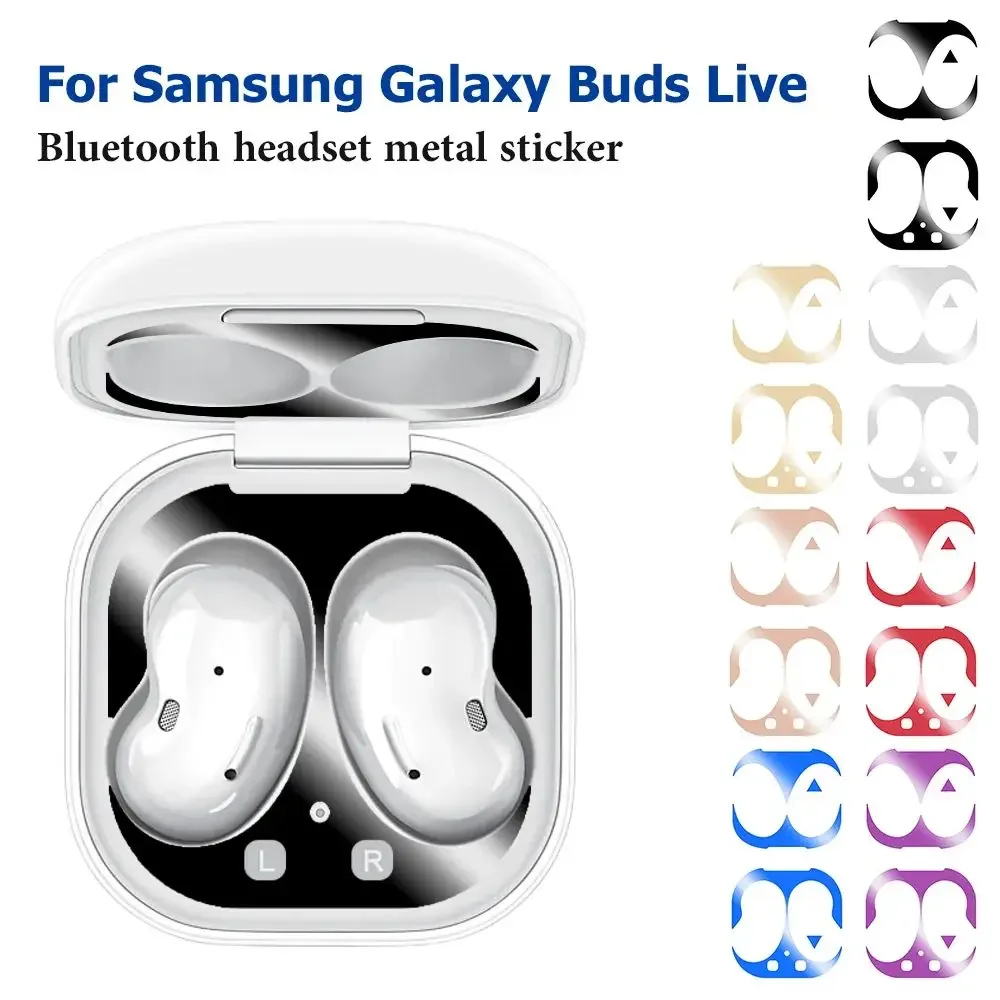 Dust-proof Scratch proof Sticker For Galaxy Buds Live Sticker Guard Earphone Case Protective Film For Galaxy Buds Live