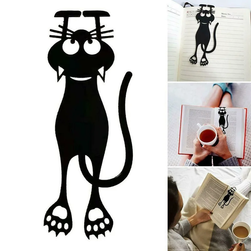 

5/10PCS Cat Paw Bookmarks Cute Animal Book Marker Set for Book Reading Lovers Cat Book Page Markers Funny Office School Supplies