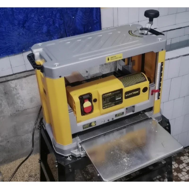 6 Inch Woodworking Planer Desktop 220V Electric Multi-functional Power Tools Small Heavy Duty Planer