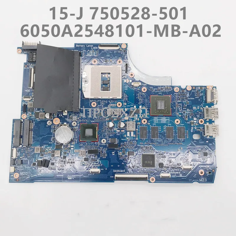 

750528-001 750528-501 750528-601 High Quality ENVY 15-J Laptop Motherboard 6050A2548101-MB-A02 With HM87 100% Working Well