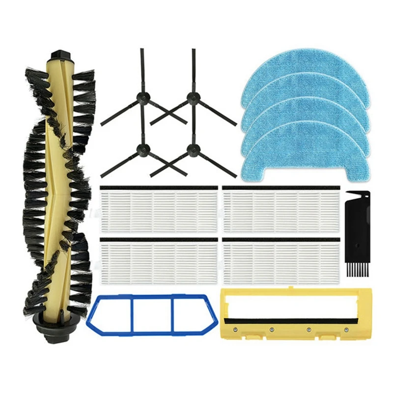 فرشاة جانبية رئيسية ممسحة فلتر هيبا لايف لـ Ilife 4 A4S aaris PVCR 40 polw من من من نوع A4S A4S ، قطع غيار