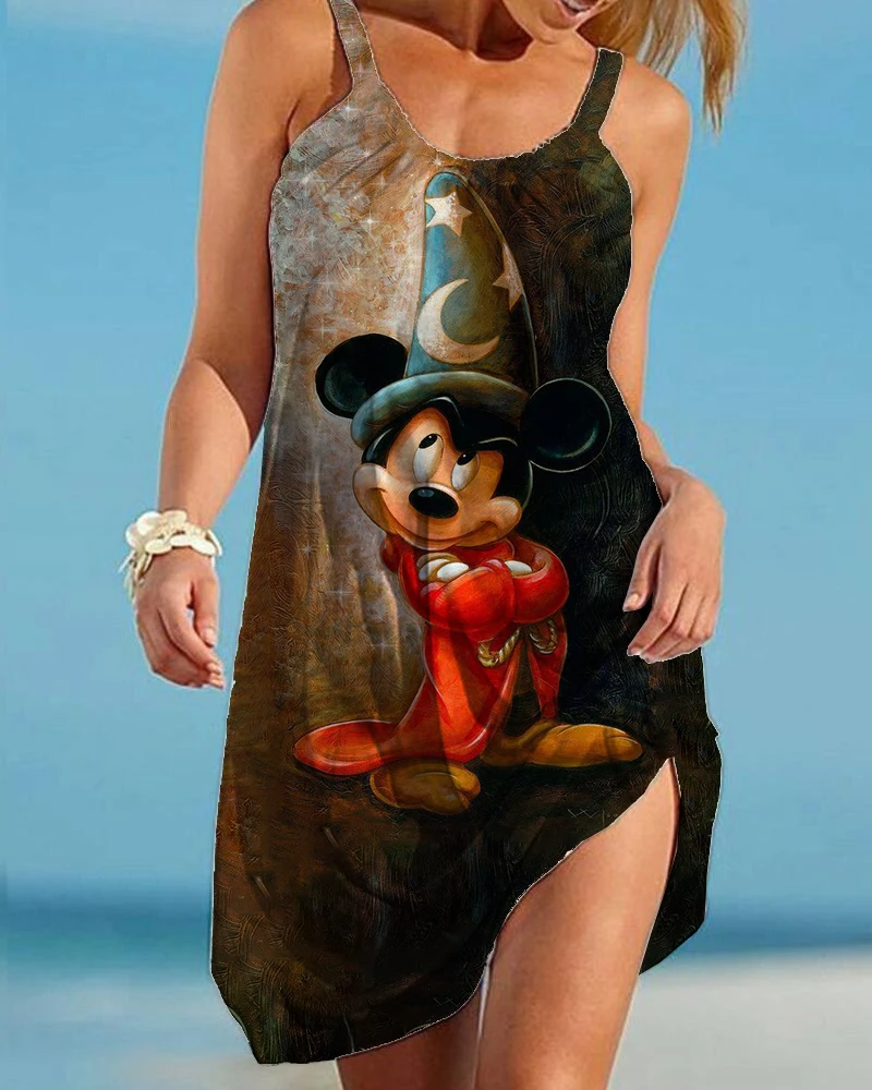 Disney Women's Dresses Free Shipping Elegant Dresses for Women Dress Women's Clothing Spring Summer 2022 Sexy Woman Dress Playa