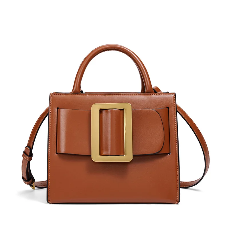 

2026 Korean Style Shoulder Bag, Trendy Square Bag with Belt Strap & Metal Buckle, Chic Versatile Crossbody Purse for Women