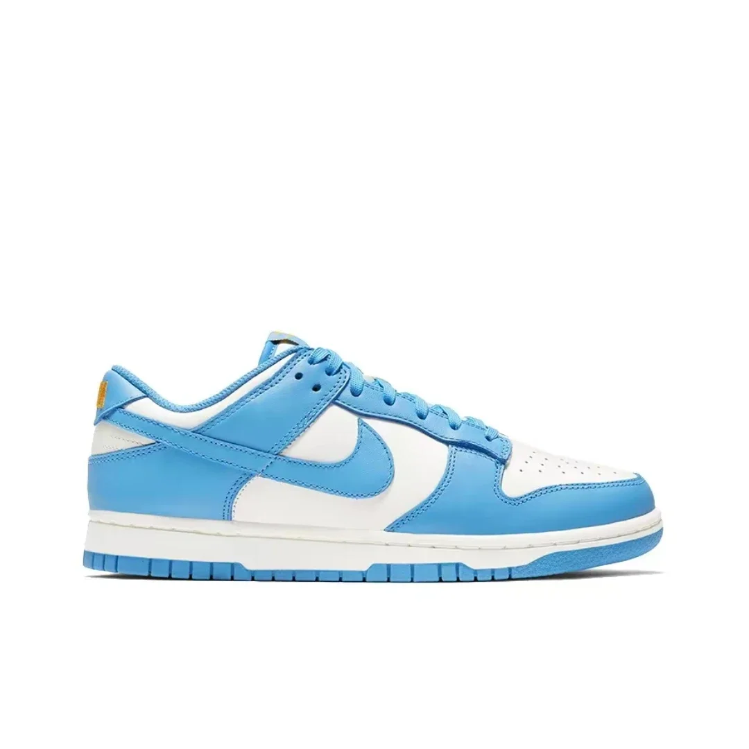 Nike Dunk Retro Low Top Lightweight Shoes Classics Nike Sneakers North Carolina Blue