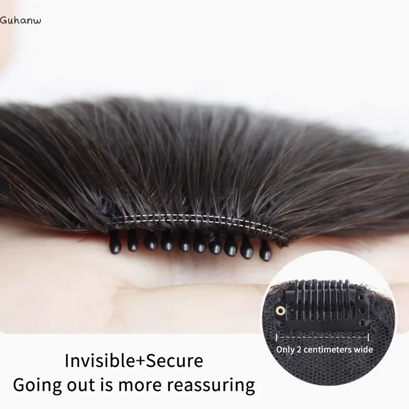 

【WHB43】Synthetic Fake Bangs Wig Hair Piece Natural Clip Hairpiece Hair Extensions Female Styling Hair Accessories