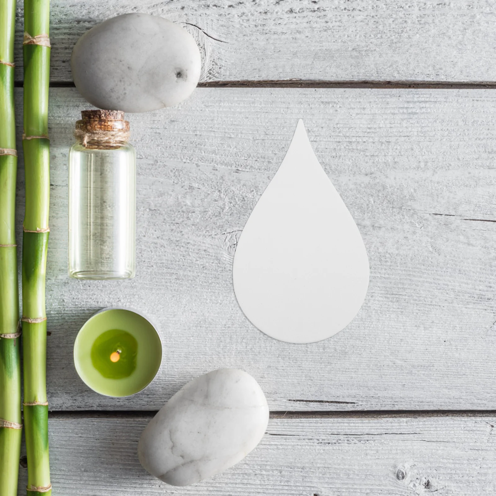 100 قطعة من شرائط ورق العطور على شكل قطرة الماء لاختبار العطر الدقيق بطاقات عينة رائحة قابلة لإعادة الاستخدام جهاز اختبار العطور #2